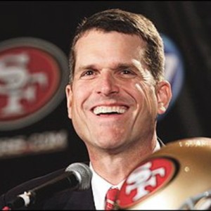 Jim Harbaugh, General of the 49ers Army.